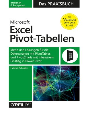 cover image of Microsoft Excel Pivot-Tabellen – Das Praxisbuch